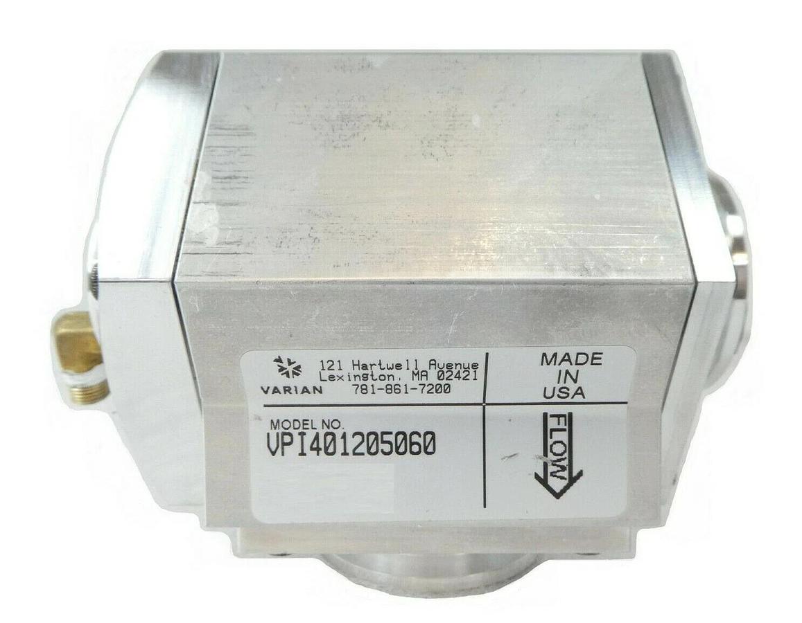 Used Varian Vacuum Technologies VPI401205060 Vacuum Pump Isolation Valve VPI Working
