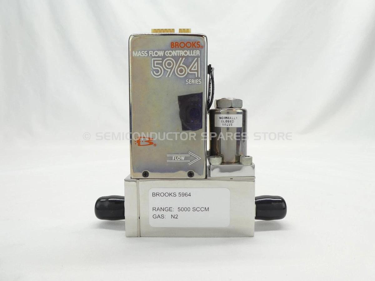 Refurbished Brooks 01-0624R-022 Mass Flow Controller MFC 5964 N2 Lot of 2 OEM Refurbished