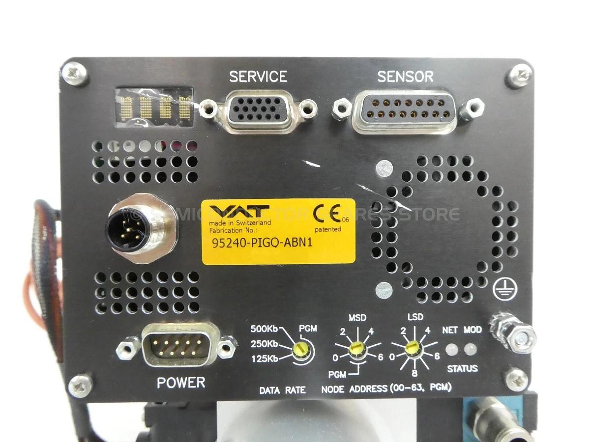 Used VAT 95240-PIGO-ABN1 Butterfly Valve Integrated Pressure Controller Working Spare