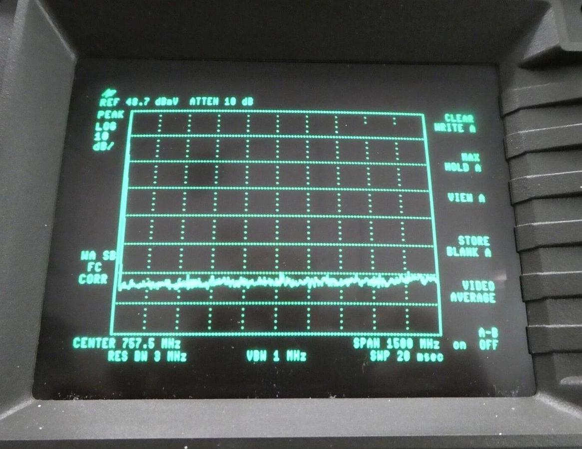 Used HP Hewlett-Packard 8590A 10KHz-1.5GHz Spectrum Analyzer Option 001 Working