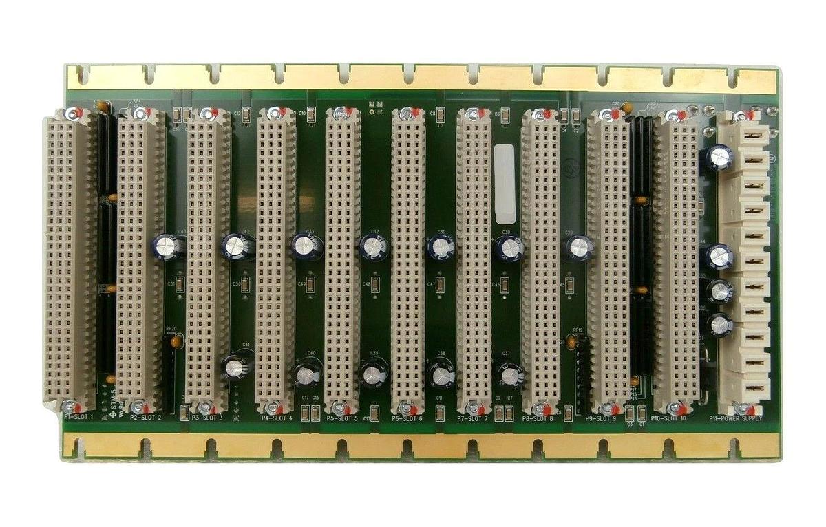 Used Delta Tau Data Systems 603464-102 UBUS 10 Slot Backplane PCB Working Spare