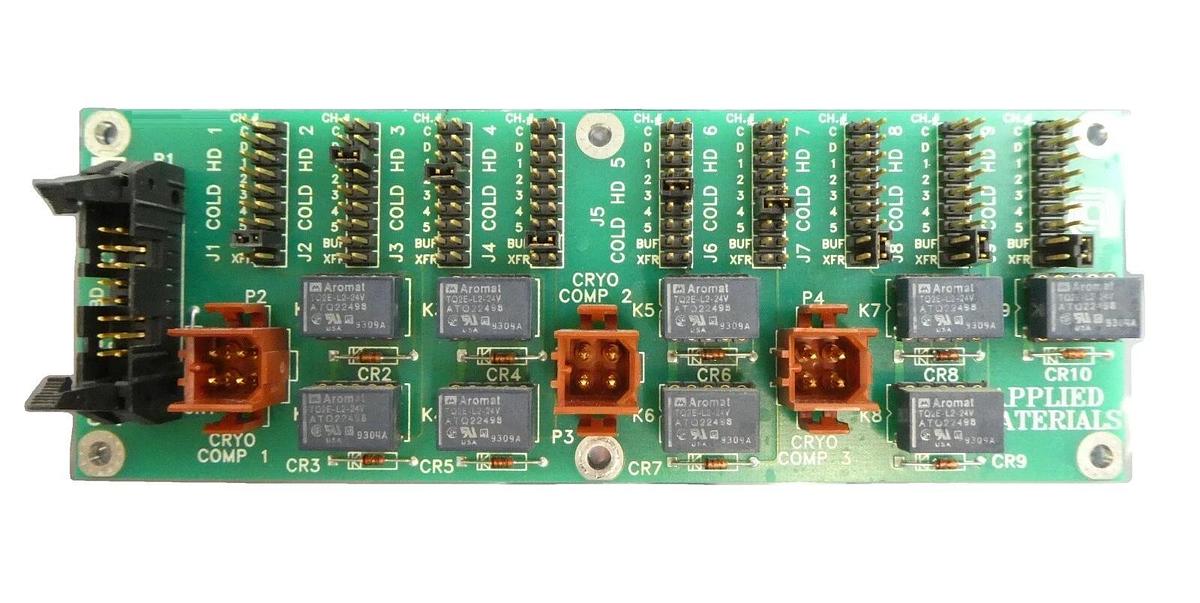 Used AMAT Applied Materials 0100-20048 Cryo Distribution PCB BD Working Surplus