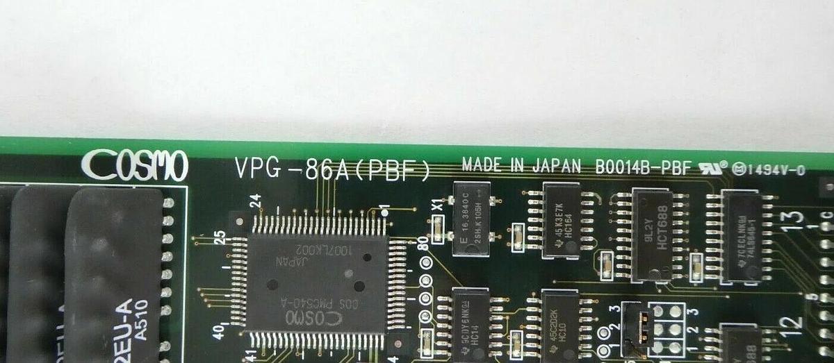 Used Cosmo VPG-86A 8-Axis Motor Controller VME PCB Card Rudolph F30 Working Surplus