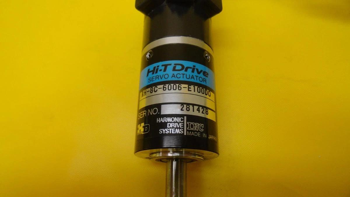 Used Harmonic Drive Systems RH-8C-6006-E100DO Servo Actuator Hi-T Drive Working
