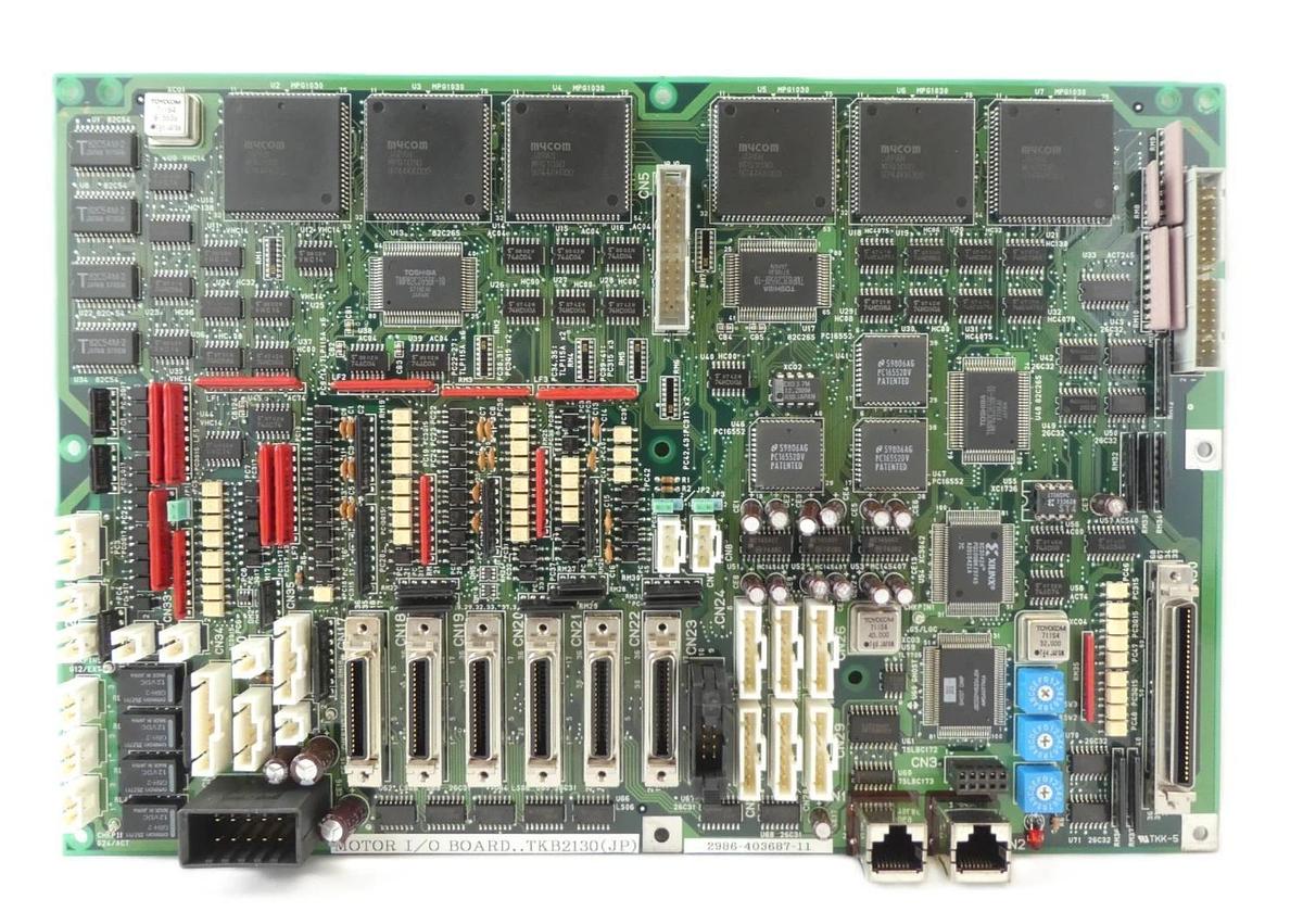 Used TEL Tokyo Electron 2986-403687-11 Motor I/O Board PCB TKB2130 (JP) Working Spare