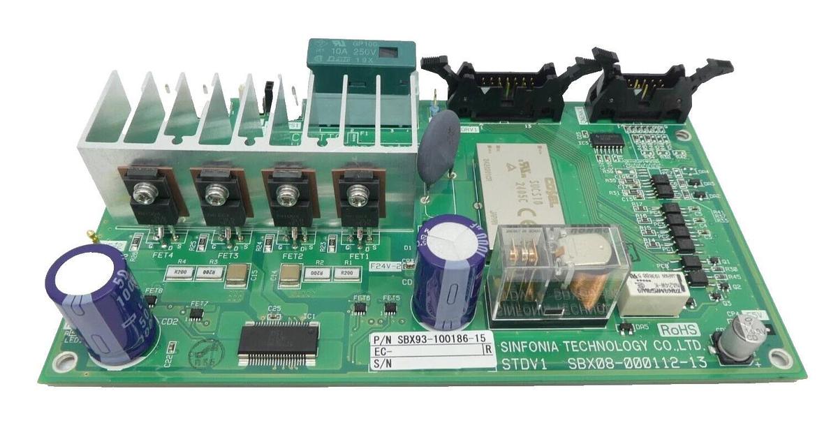 Used Sinfonia Technology SBX08-000112-13 STDV1 PCB SBX93-100186-15 Reseller Lot of 4