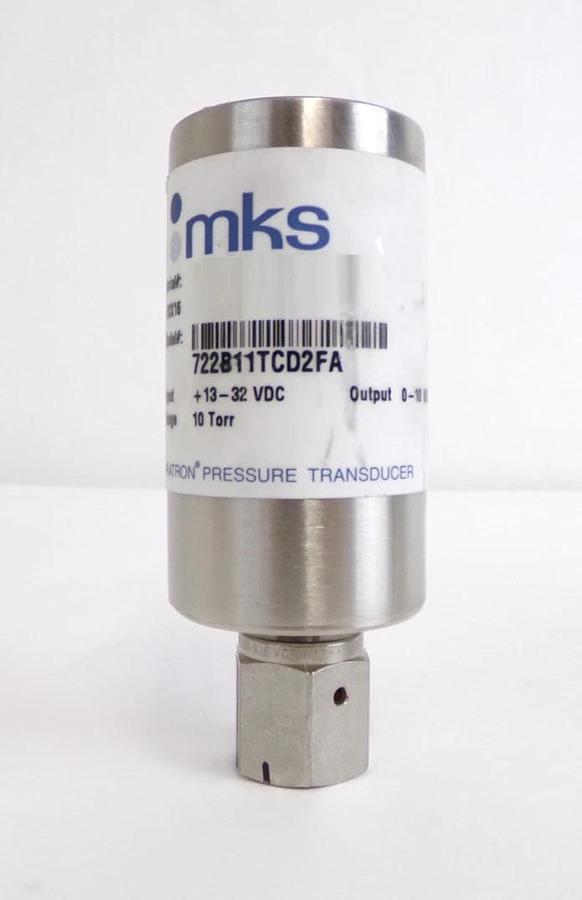 Used MKS Instruments 722B11TCD2FA Baratron Pressure Transducer 722B Lot of 2 Working
