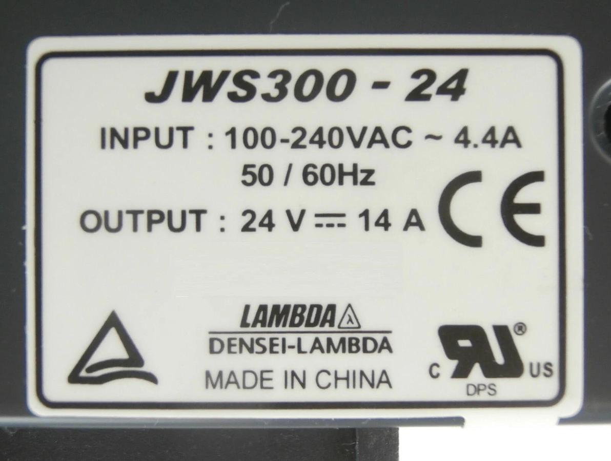 Used Densei-Lambda JWS300-24 Power Supply Reseller Lot of 2 Hitachi M-511E Working