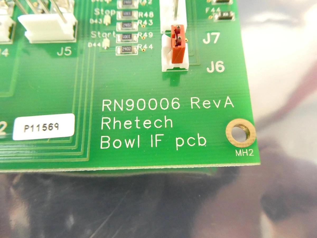 Used Rhetech Inc RN90006 SRD Main Bowl IF Interface PCB Board OEM Refurbished