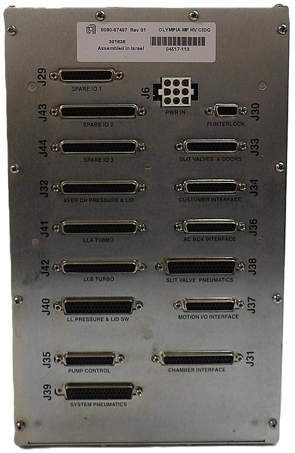 Used AMAT Applied Materials 0090-07497 Olympia MF HV CIOC Module Working