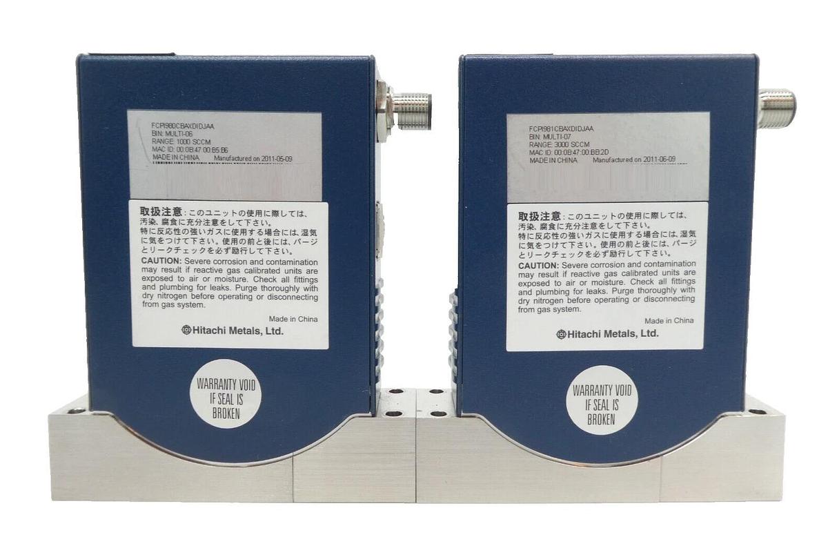 Used Aera PI-98 Series Mass Flow Controller MFC Reseller Lot of 9 Working Surplus