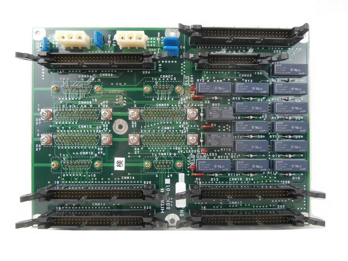 Used Hitachi BBMF-01 Interface Board PCB M-712E Shallow Trench Etcher Working Surplus