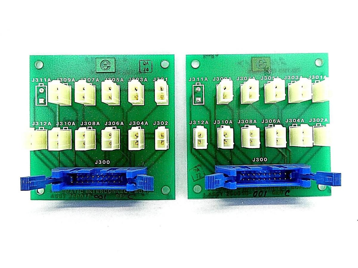 Used Electroglas 250018-001 Pneumatic Interconnect Board PCB Lot of 2 4085x Working