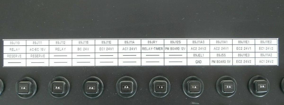 Used Hitachi UNIT 1 DC Power Supply M-712E Shallow Trench Etcher System Working Spare