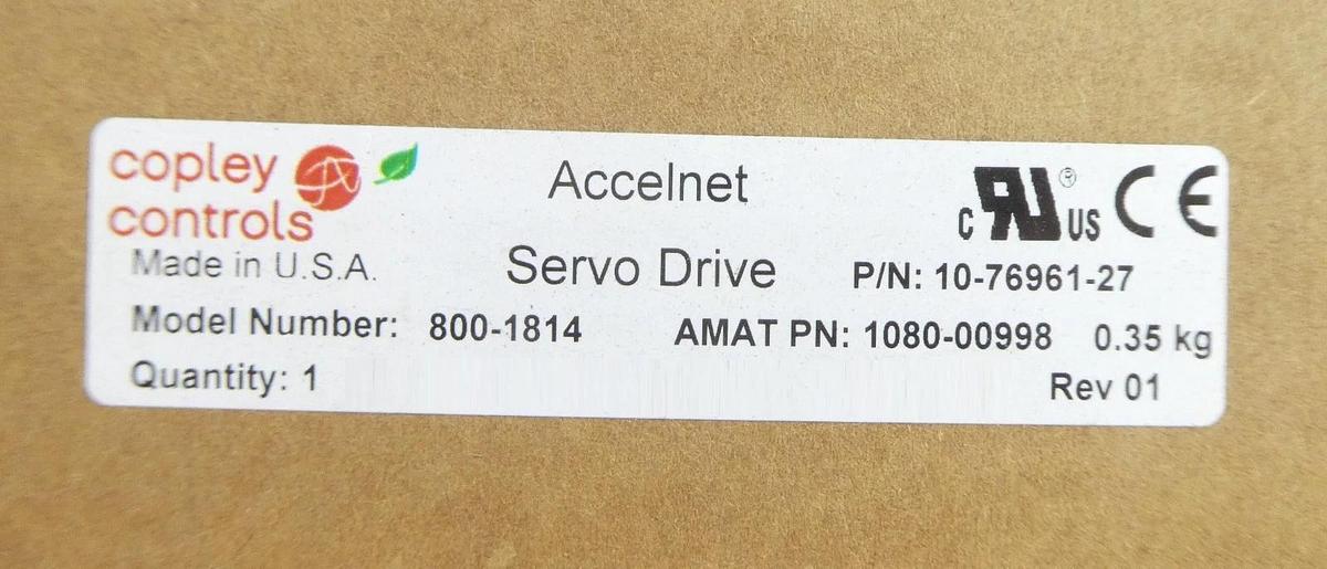 Copley Controls 800-1814 Single Axis Servo Drive Accelnet Plus New