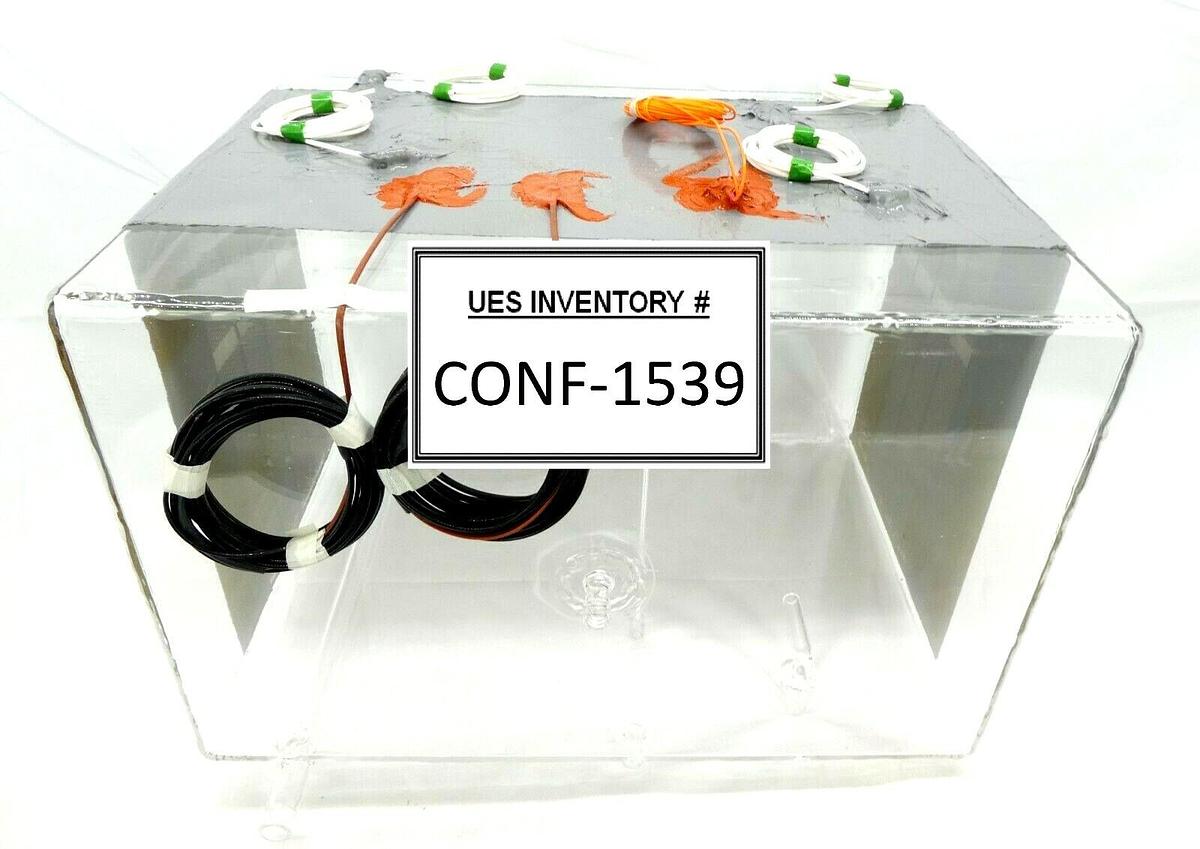 SCP Santa Clara Plastics 10.4 Gallon Quartz Tank Preweigh H2SO4 Unmarked New