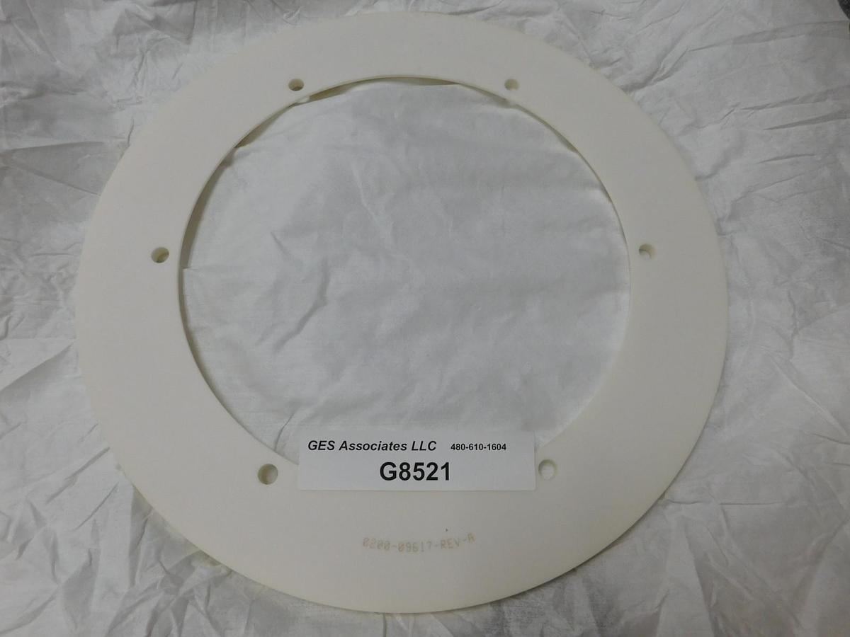 Used AMAT Applied Materials 0200-09617 Shield Perforated 8″ BSE Ceramic Working