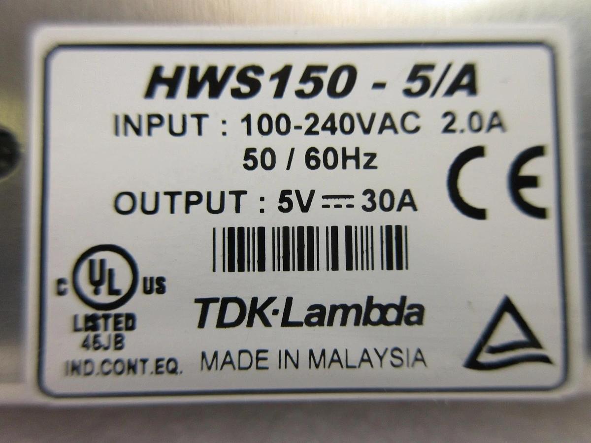 Used TDK-Lambda HWS150-5/A Power Supply Reseller Lot of 2 Nikon NSR-S620D ArF Working