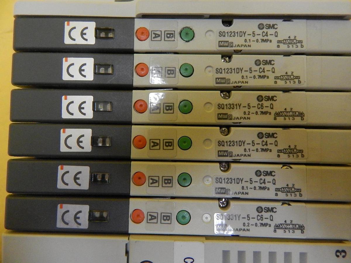 Used TEL Tokyo Electron CSV2 6-Port Manifold SMC SQ1231DY-5-C4-Q PR300Z Used Working