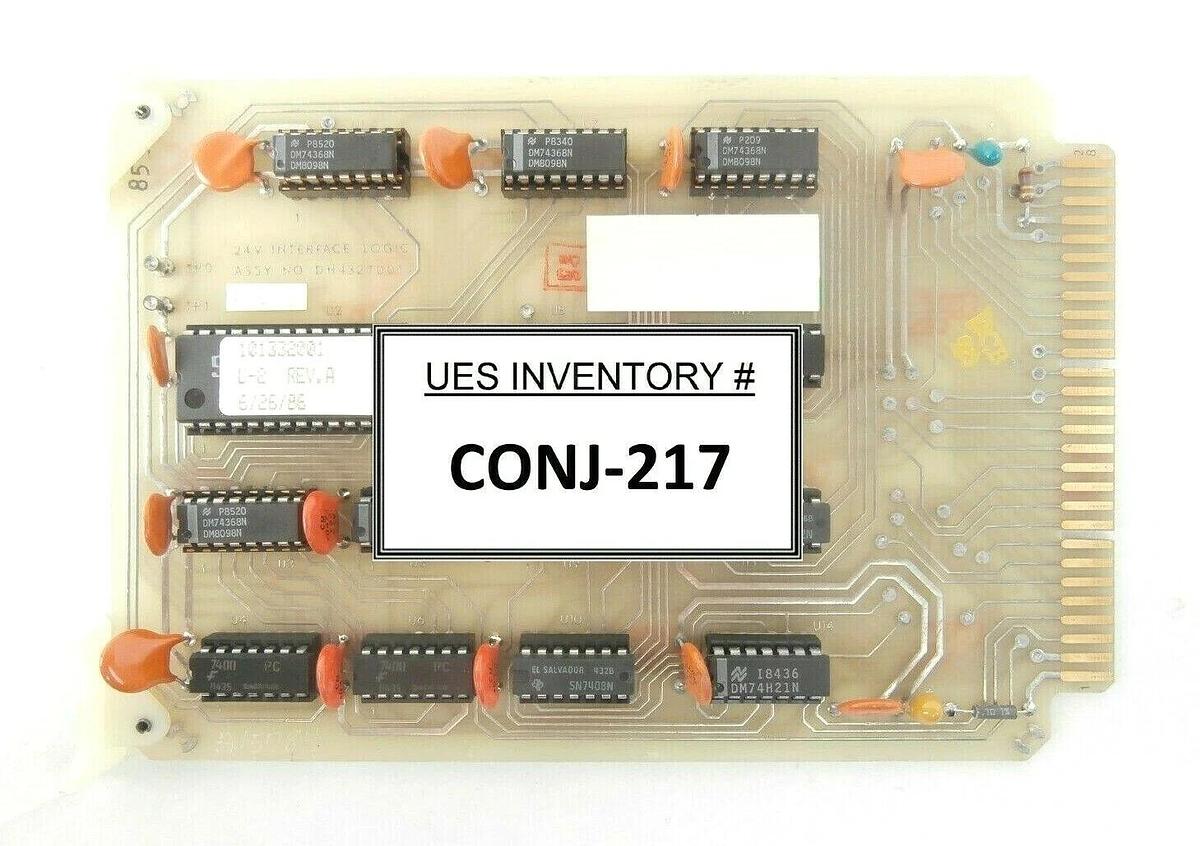 Used Varian Semiconductor VSEA DH4327001 24v Interface Logic PCB Card Working Surplus