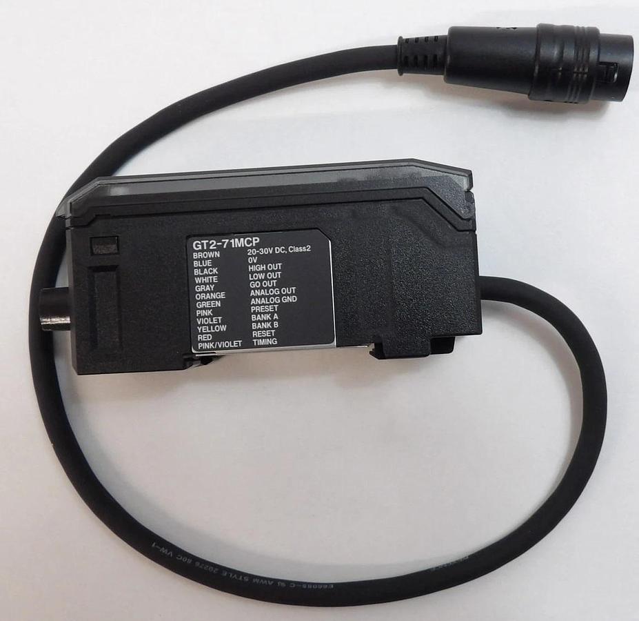 Keyence GT2 Series Laser Sensor and Amplifier GT2-H12 GT2-71MCP Set of 2 New