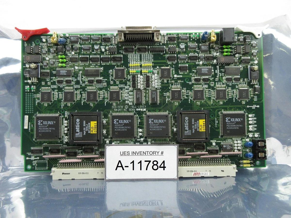 Used Nikon 4S007-776-D Interface Board PCB ALG-SIG NSR-S204B Step-and-Repeat Used