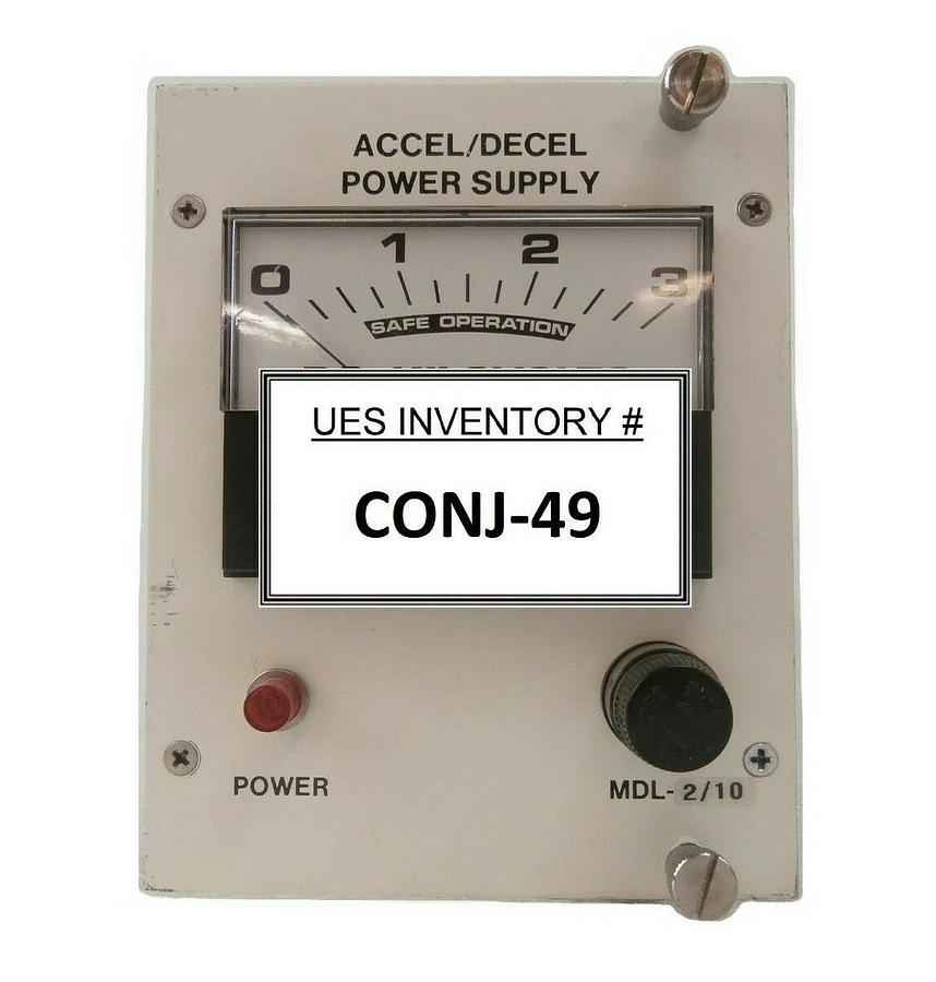 Used Varian 04073001 Accel/Decel Power Supply MDL-2/10 Rev. W Working Surplus