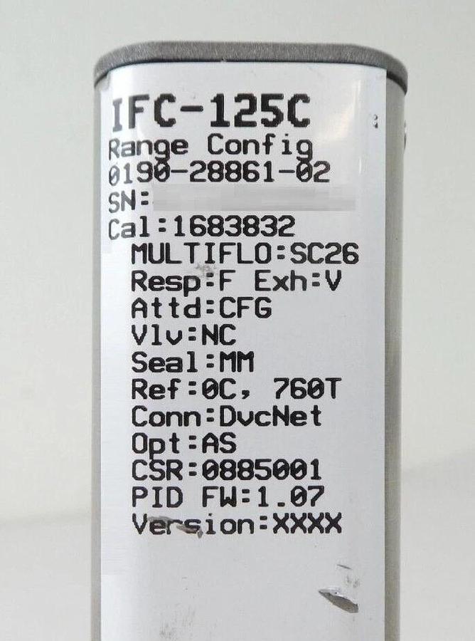 Used Celerity IFC-125C Mass Flow Controller UNIT MFC Lot of 10 He NH3 Working Surplus
