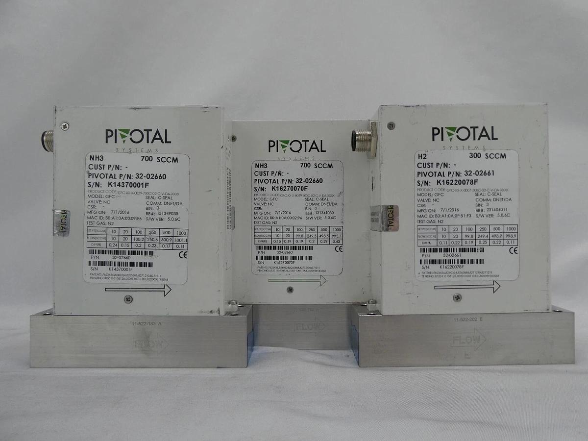 Used Pivotal Systems GFC Mass Flow Controller MFC Reseller Lot of 6 Working