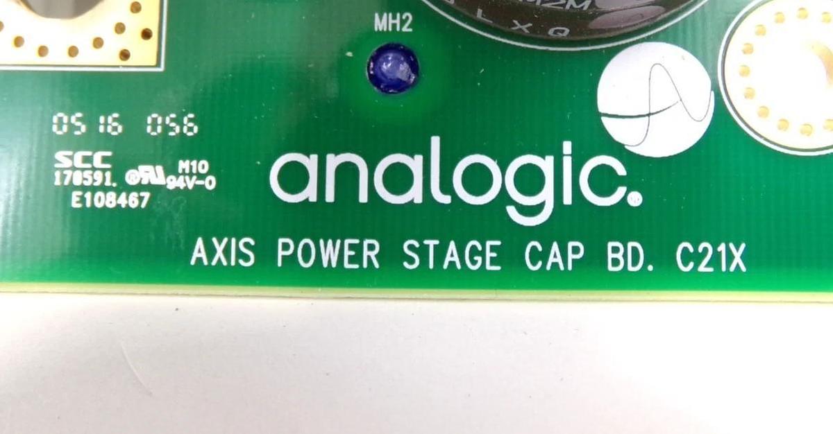 Used Analogic 10-72129-11 Axis Power Stage Capacitor Board C21X PCB Working Surplus