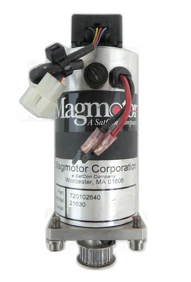 Used Magmotor Technologies 720102640 Automation Servo Motor 21630 HEDS-5500 Working
