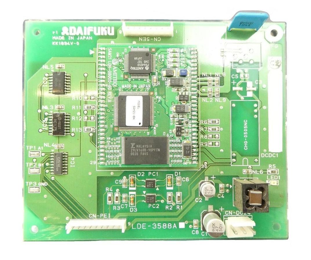 Used Daifuku LDE-3588A Automation Processor PCB SAM21-B4 Working Surplus
