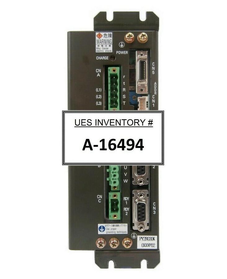 Used Sanyo Denki PY2B030K0XXVP02 Servo Drive BL Super PY Working Surplus