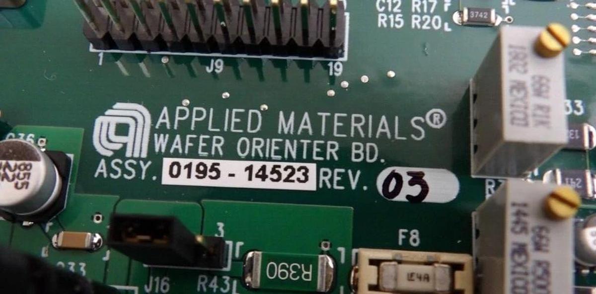 AMAT Applied Materials 0195-14523 200mm Wafer Orienter PCB Board New Surplus