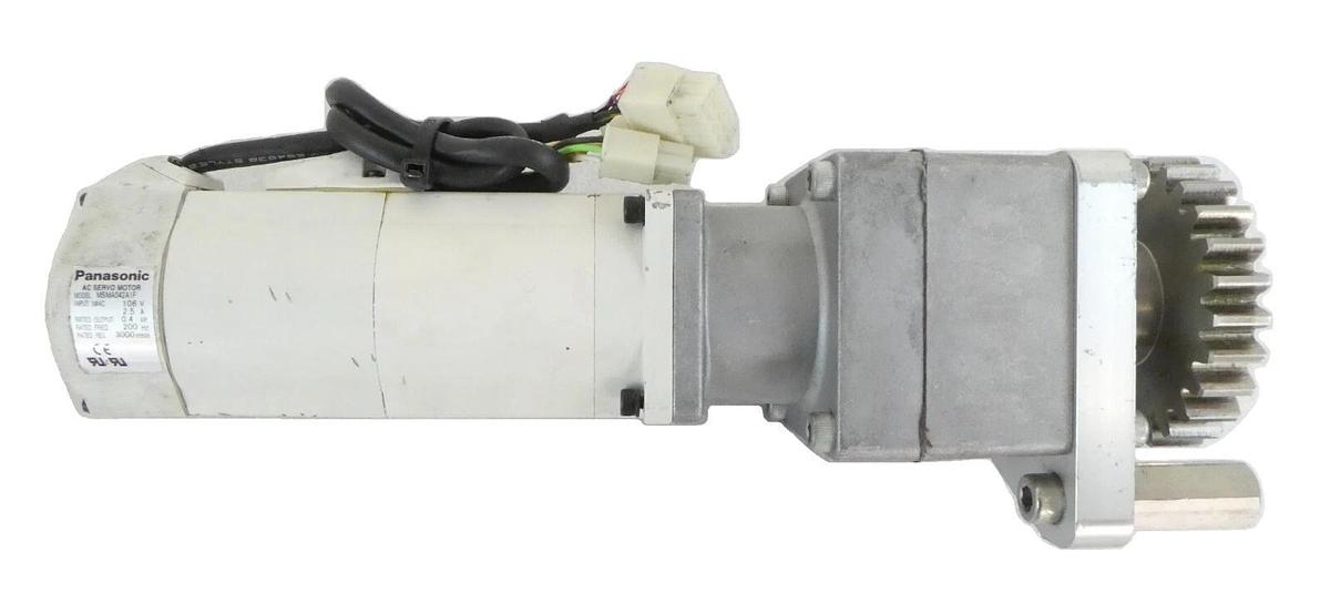 Used Panasonic MSMA042A84 AC Servo Motor Gearhead Assembly VRKF-15C-40 Working