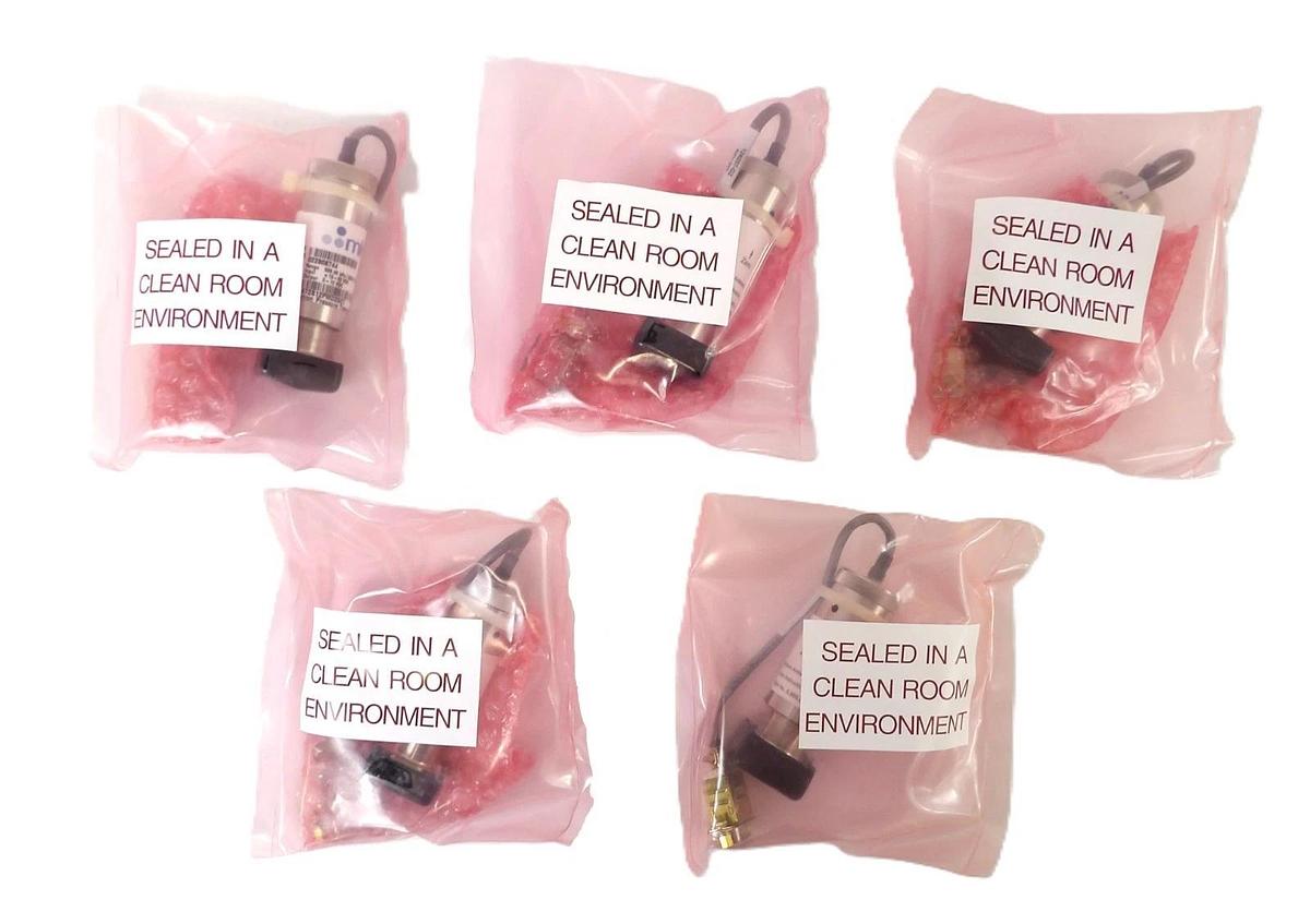 Used MKS Instruments 87B12PMD2GC1 Baratron Pressure Transducer Lot of 5 New
