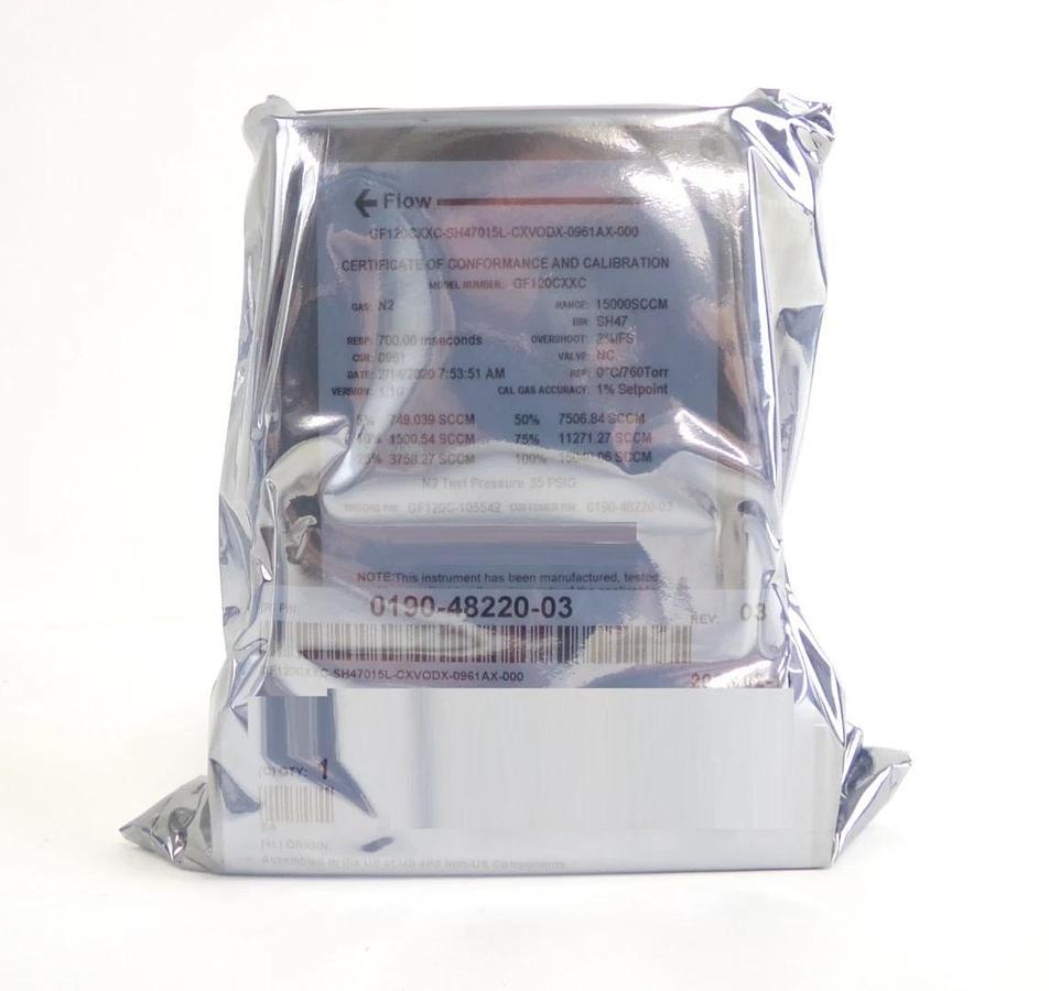 Brooks GF120C-105542 Mass Flow Controller MFC AMAT 0190-48220 Lot of 2 New