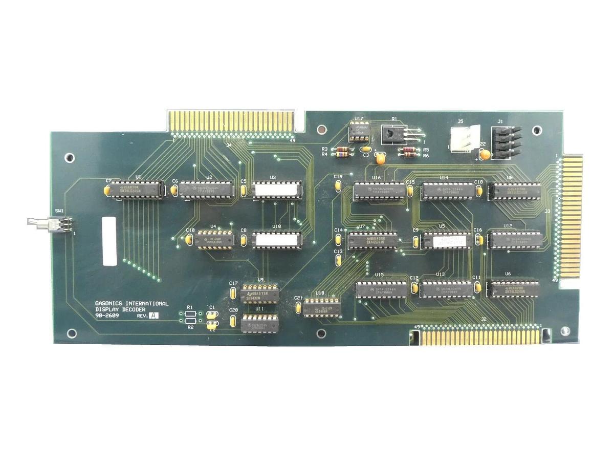 Used GaSonics 90-2609 Display Decoder PCB Rev. A A89-014-01 Aura A-2000LL Working