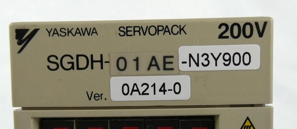 Used Yaskawa Electric SGDH-01AE-N3Y900 Servo Driver SERVOPACK Working Surplus