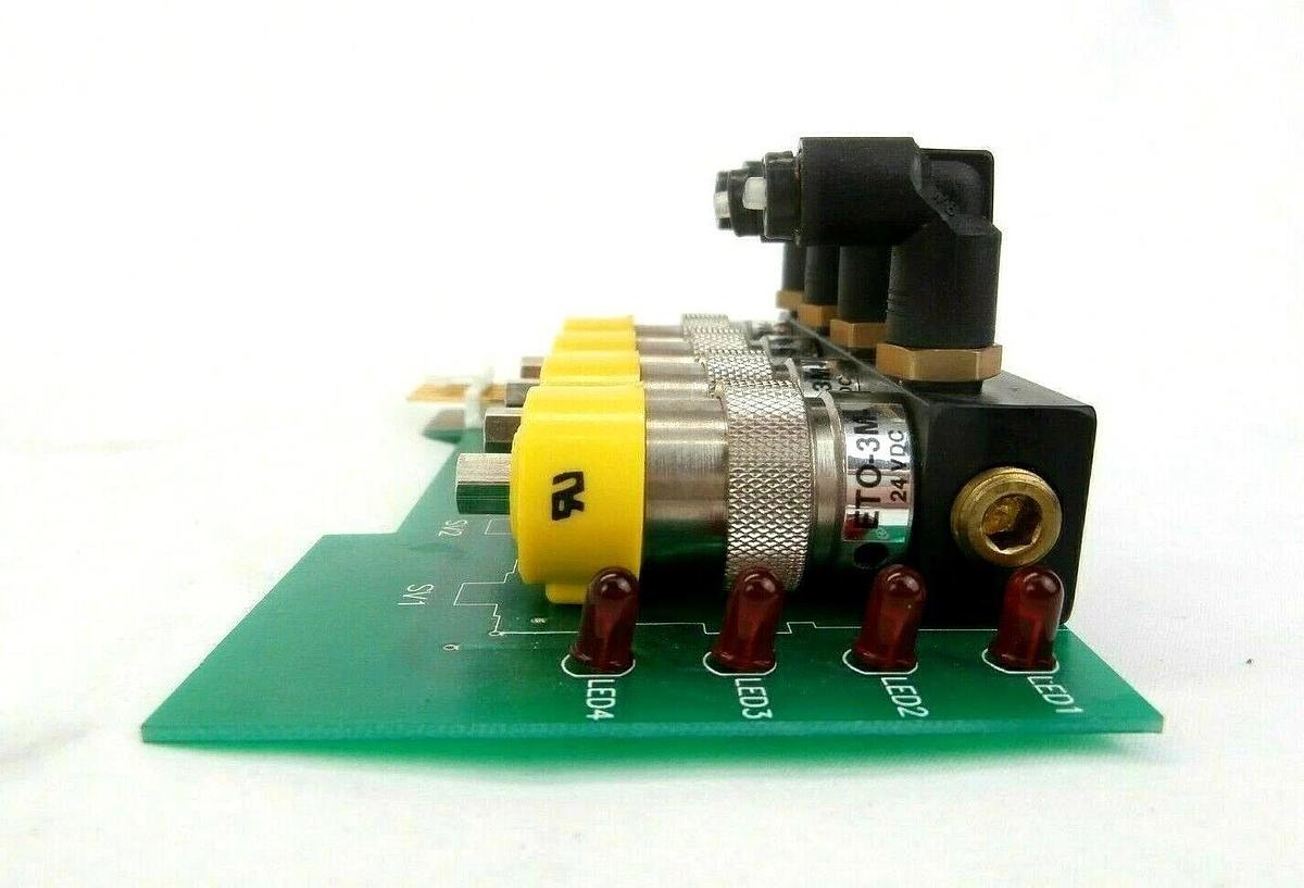 Used Plasma-Therm 4180809501 Pneumatic Manifold Board PCB Clusterlock 7000 Spare