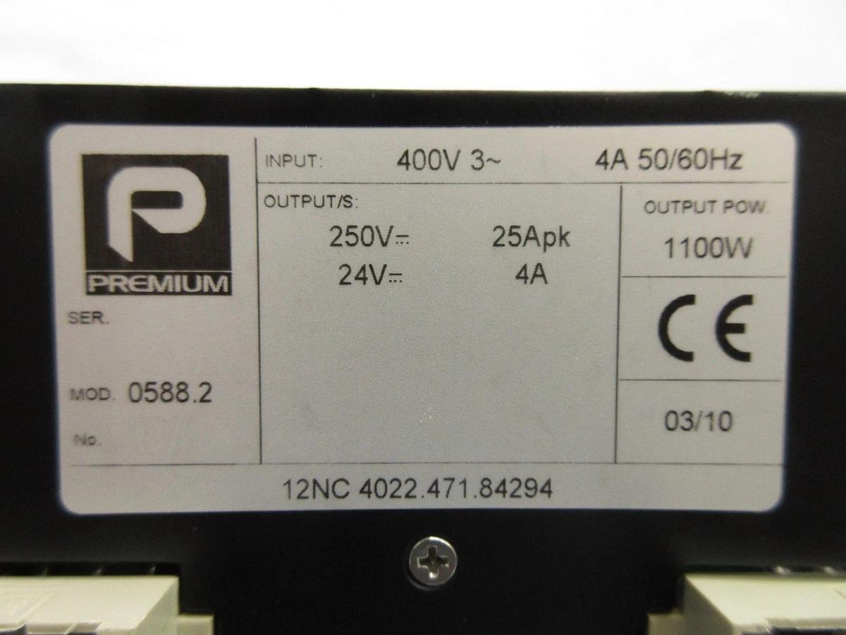 Used Premium 0588.2 Power Supply PCB Card ASML 4022.471.84294 Used Working