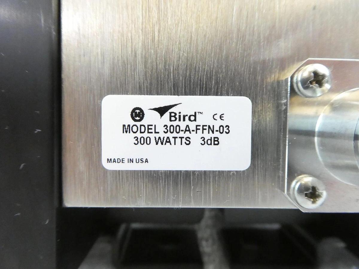 Used Bird Technologies 300-A-FFN-30 RF Attenuator 300 Watt 3dB Working Surplus