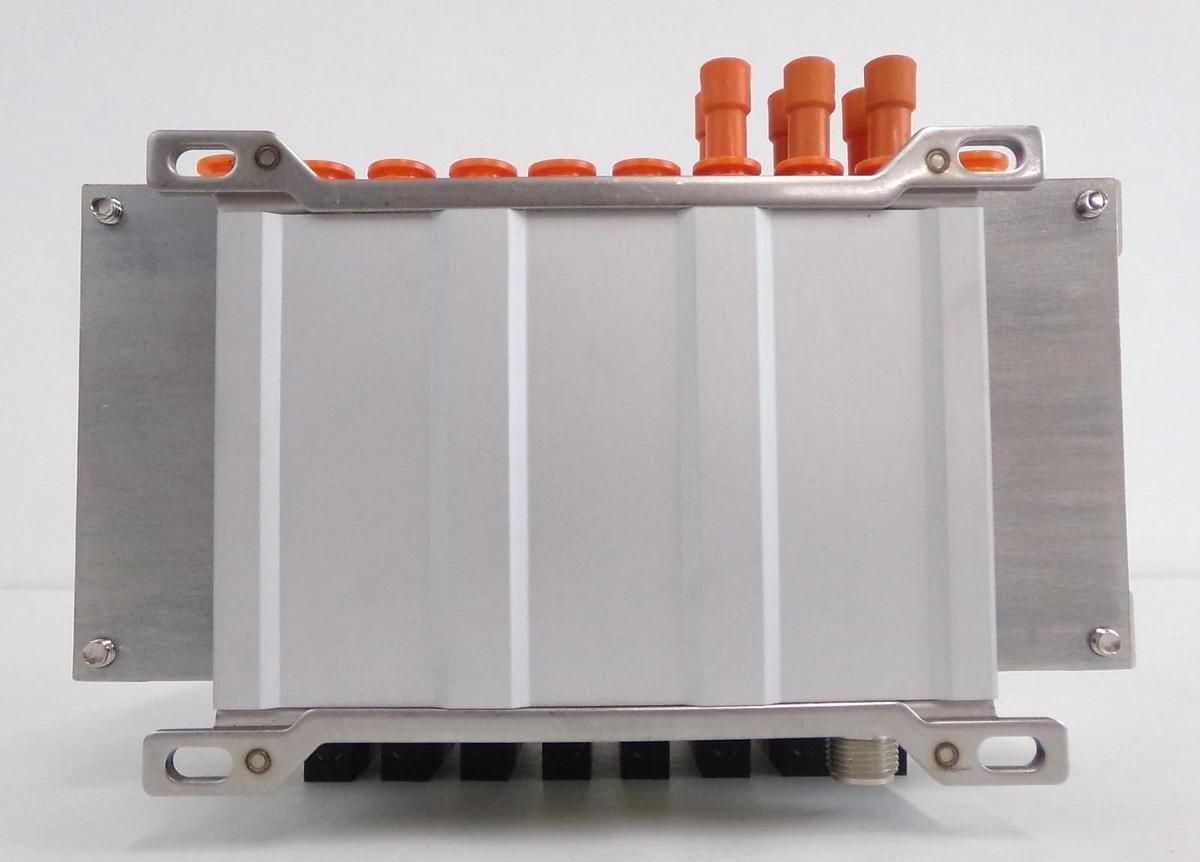 Used SMC VV5Q21-08-X914 8-Port Pneumatic Manifold w/ EX160-SDN2 AMAT Working Surplus