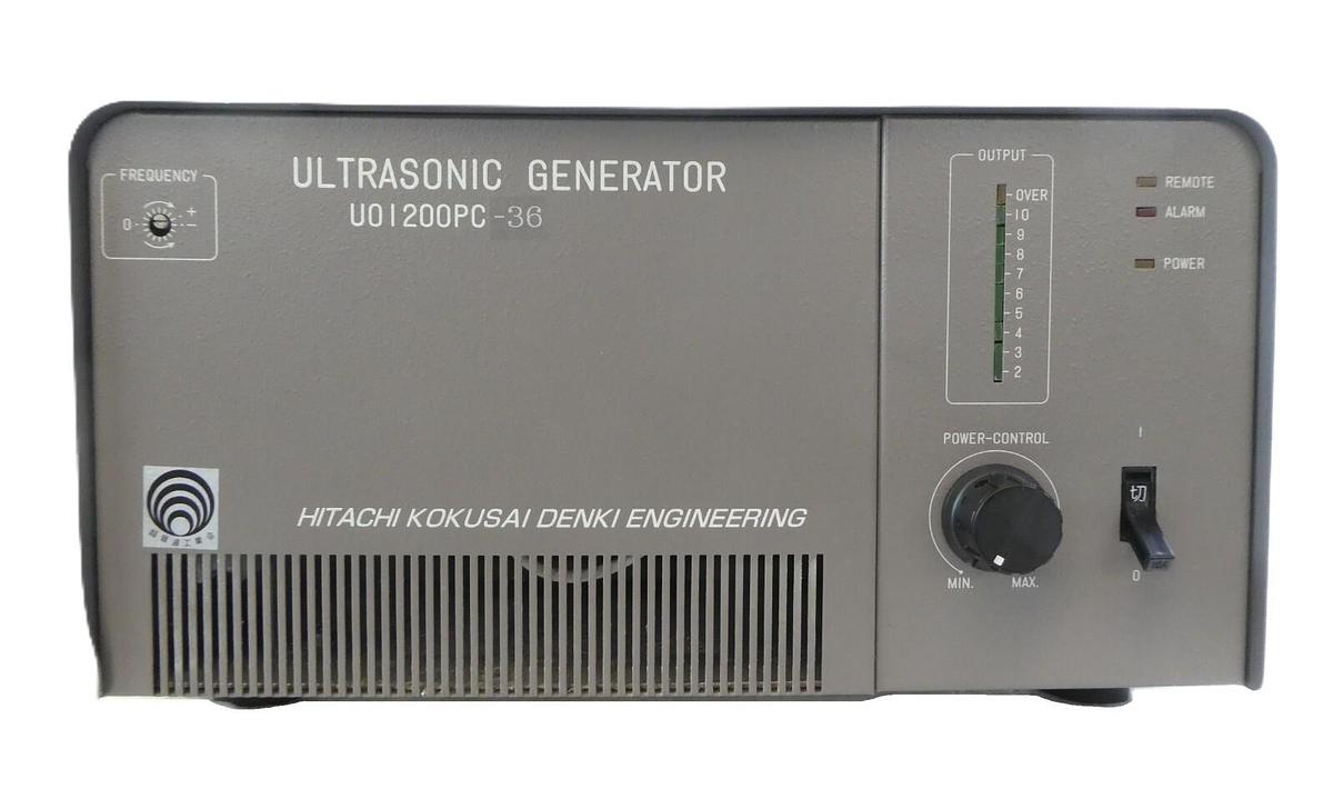 Used Hitachi Kokusai Denki U01200PC-36 Ultrasonic Generator Untested Surplus