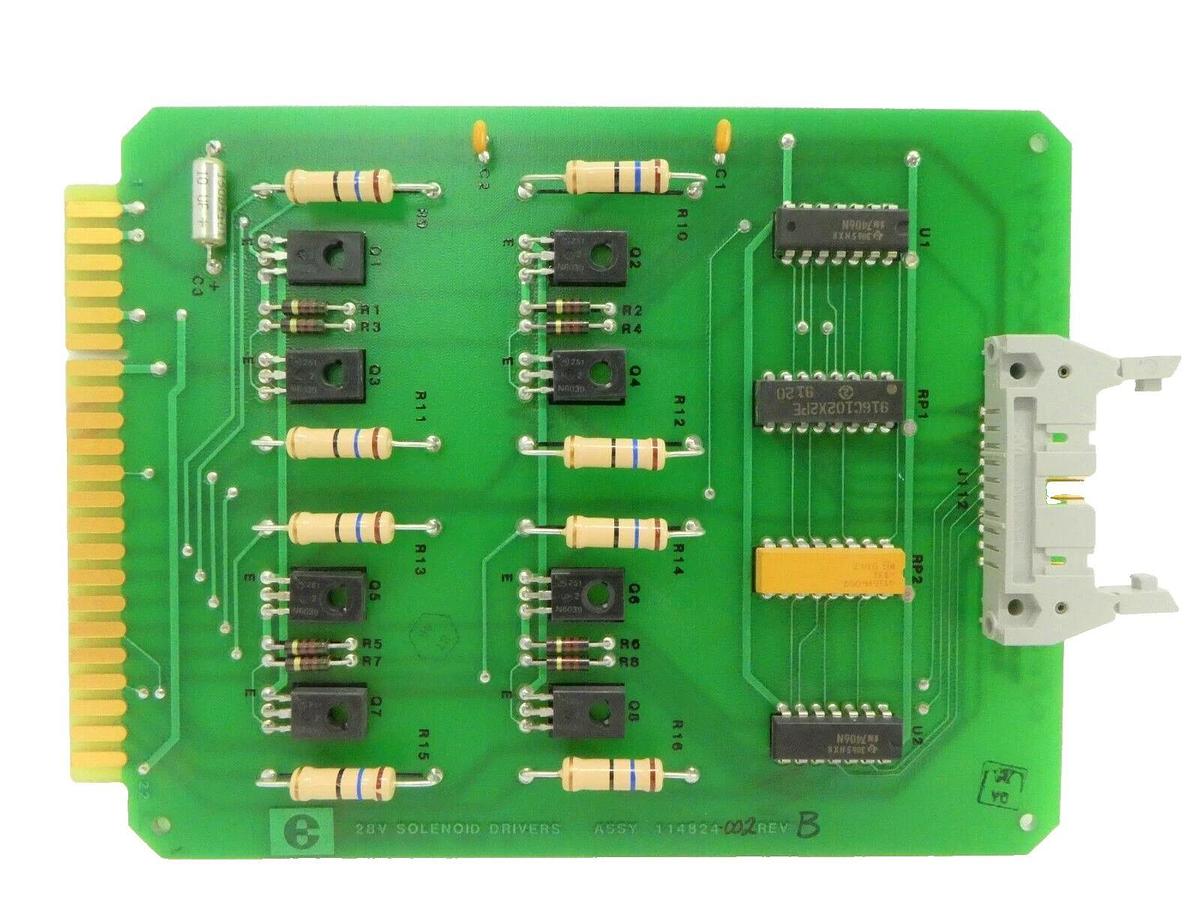 Used Electroglas 114824-002 28V Solenoid Drivers Card PCB 4085x Horizon PSM Working