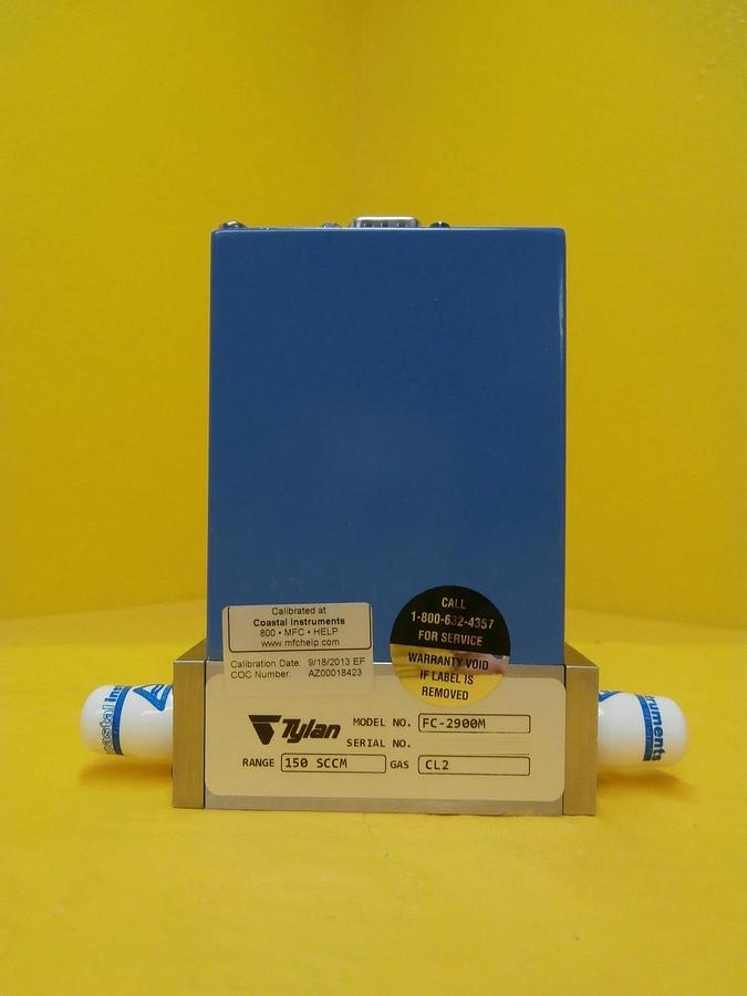Refurbished Millipore FC-2902M Mass Flow Controller MFC Tylan 2900 150 SCCM Cl2 Refurbished