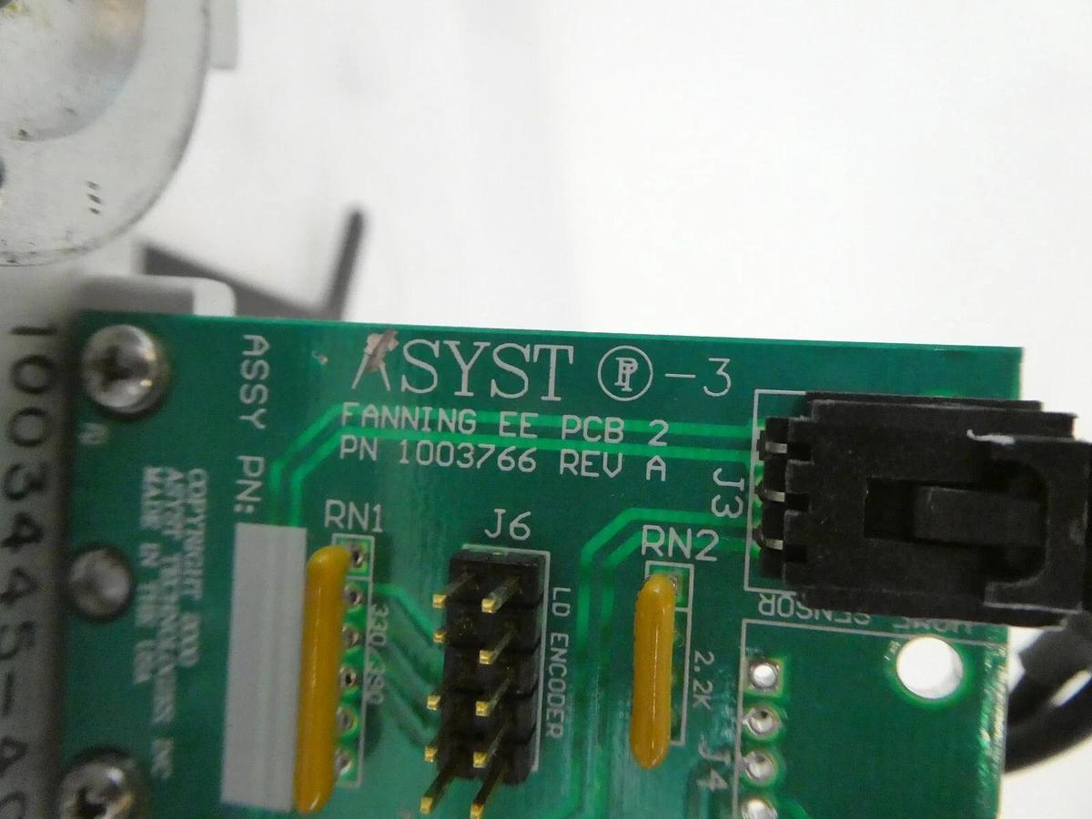 Used Asyst 1003445-37-D End Effector Handling Arm Assembly PCB 200MM Working
