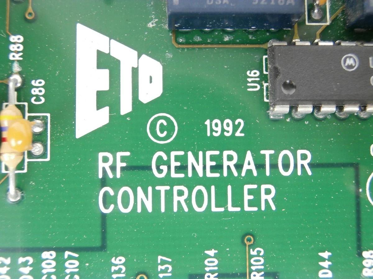 Used ETO Ehrhorn Technological Operations ABX-X228-10 RF Generator Controller PCB