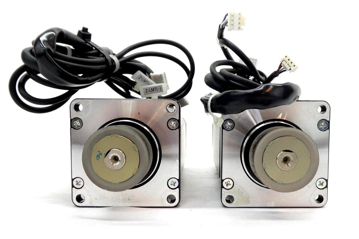 Used Sanyo Denki PBM604DCA20 Servo Stepping Motor PB Reseller Lot of 2 Working Spare