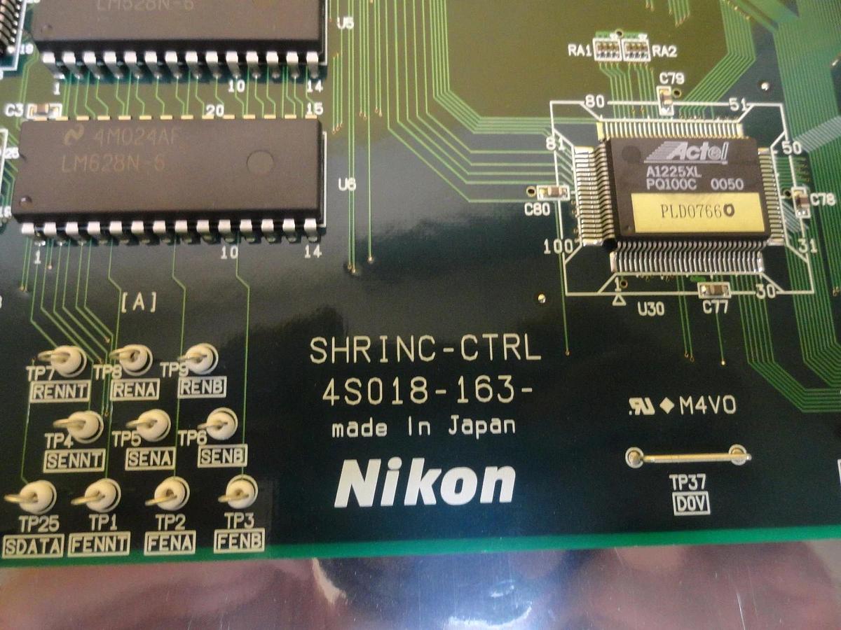 Used Nikon Precision 4S018-163 Processor PCB Card SHRINC-CTRL NSR Series Working